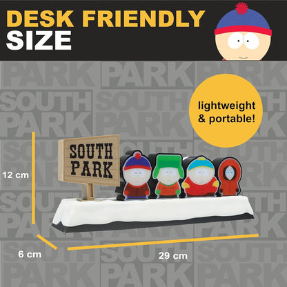 Blue Sky Studios South Park Flicker Light – USB Desk Lamp Featuring Cartman, Kenny, Stan & Kyle – Official Licensed Merchandise – Fun Collectible Lighting