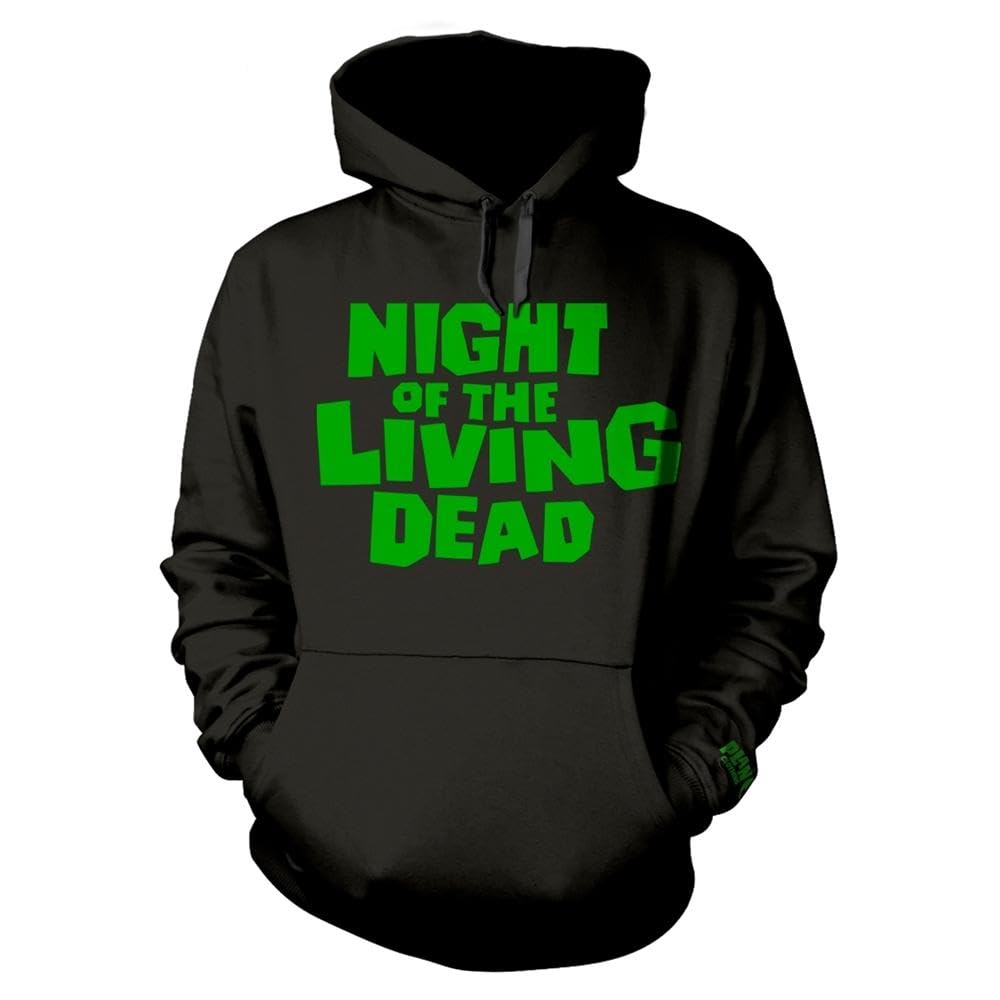 Night of the Living Dead Unisex Adult Zombie F2 Hoodie (XXL) (Black