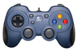 Logitech F310 Wired Gamepad, Controller Console Like Layout, 4 Switch D-Pad, 1.8-Meter Cord, PC - Grey/Blue