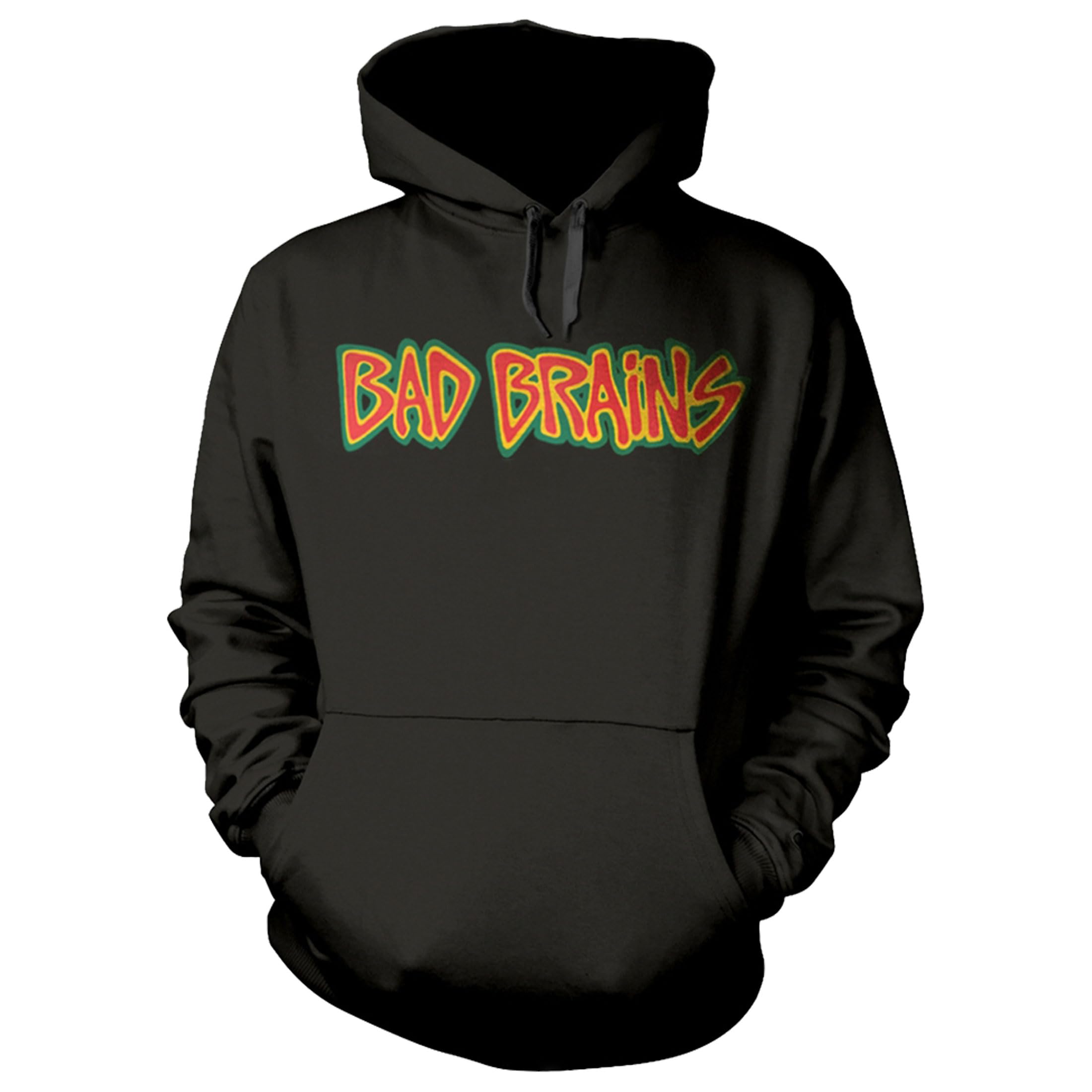 Bad Brains Unisex Adult Logo Hoodie (S) (Black