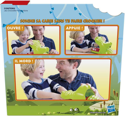 Hasbro Croc' Dentiste – Board Game for Children – Fun Game – French Version