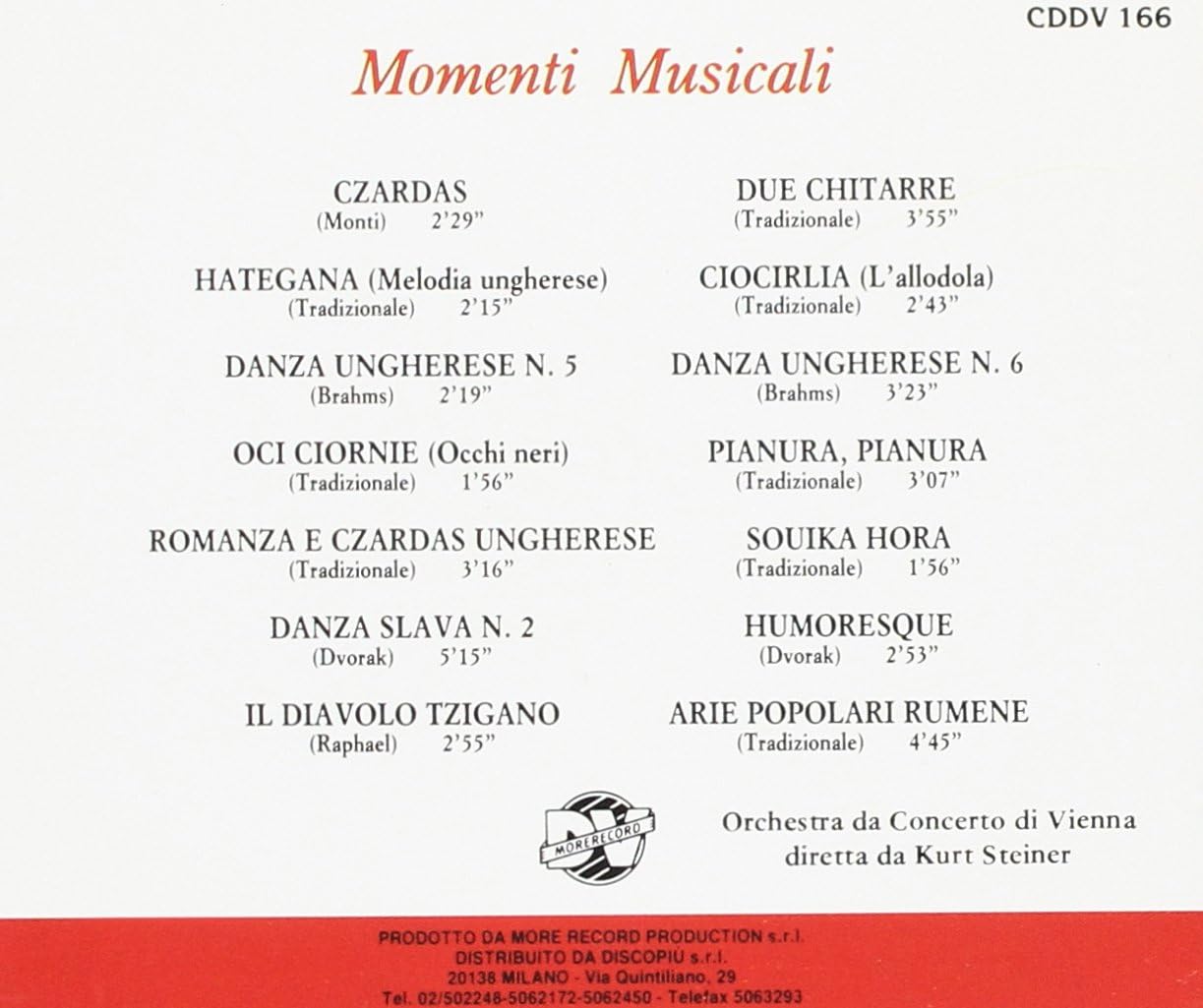 Momenti Musicali Vol.1 Czardas