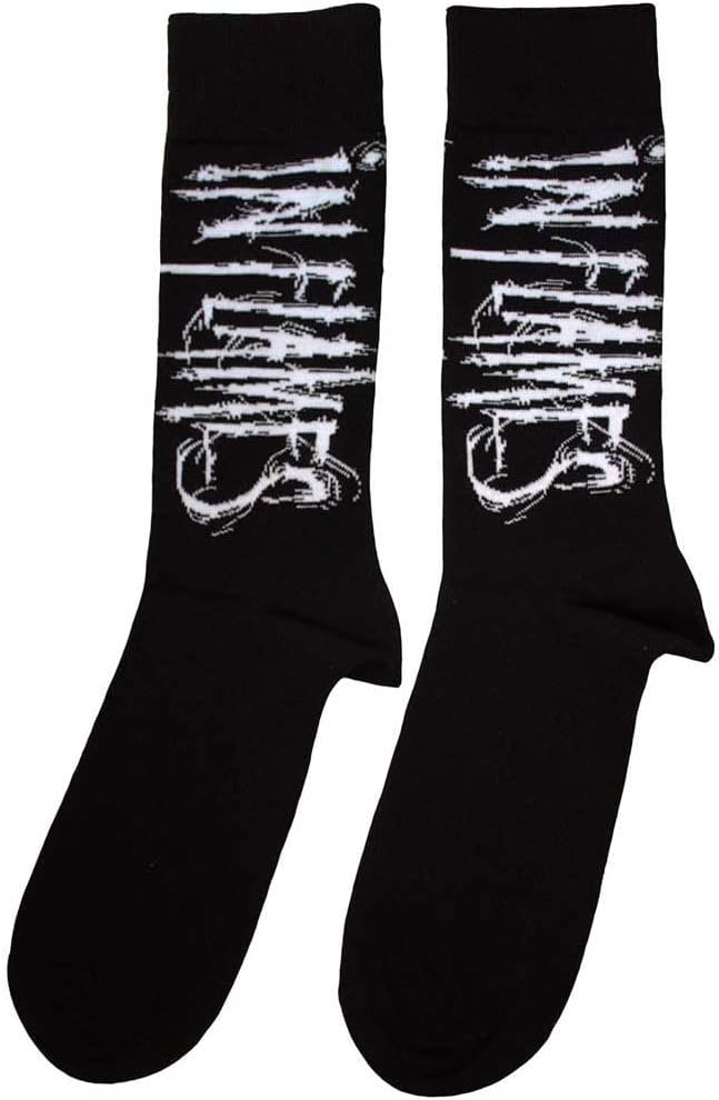 In Flames: Rock Off - Logo (Calzini Unisex Uk Size 7 - 11)