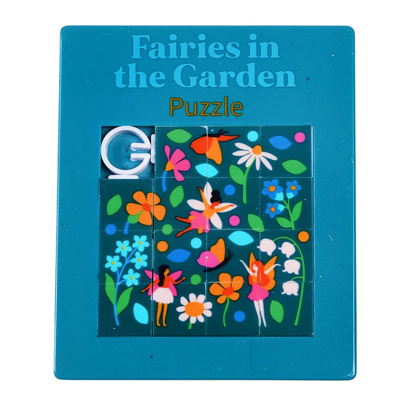 Rex London Fairies In The Garden Slide Puzzle, Plastic, Sliding, Scenic, Slide Puzzle, 1 Set, 1 Item, 1 Piece, 1 Count, 3 Years And Up, Kids' Puzzles