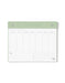 Letts Conscious Undated Weekly Notepad - sage