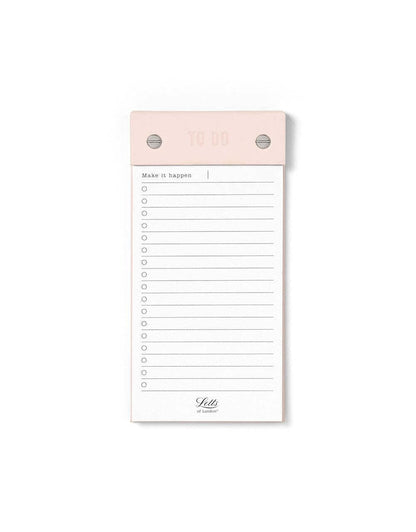 Letts Conscious To Do Notepad - rosewater