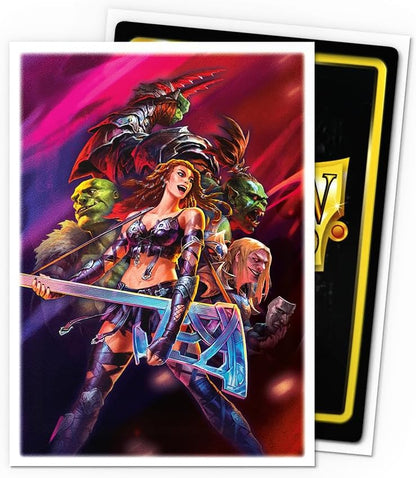 Dragon Shield | Matte Art Sleeves | Super Slam | 100 CT - Smooth & Tough Premium TCG Sleeves | Compatible with Pokemon, Flesh & Blood, One Piece & Magic the Gathering