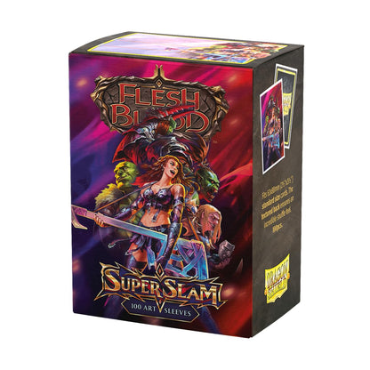 Dragon Shield | Matte Art Sleeves | Super Slam | 100 CT - Smooth & Tough Premium TCG Sleeves | Compatible with Pokemon, Flesh & Blood, One Piece & Magic the Gathering
