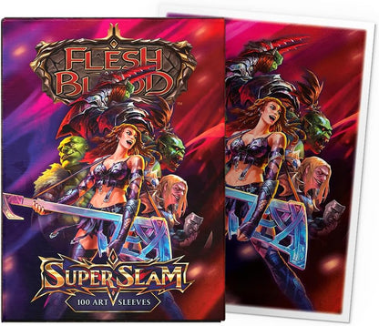 Dragon Shield | Matte Art Sleeves | Super Slam | 100 CT - Smooth & Tough Premium TCG Sleeves | Compatible with Pokemon, Flesh & Blood, One Piece & Magic the Gathering
