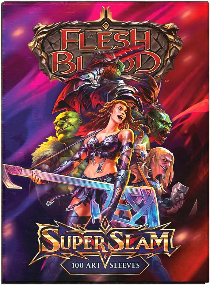 Dragon Shield | Matte Art Sleeves | Super Slam | 100 CT - Smooth & Tough Premium TCG Sleeves | Compatible with Pokemon, Flesh & Blood, One Piece & Magic the Gathering