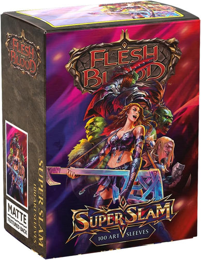 Dragon Shield | Matte Art Sleeves | Super Slam | 100 CT - Smooth & Tough Premium TCG Sleeves | Compatible with Pokemon, Flesh & Blood, One Piece & Magic the Gathering