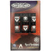 Renegade Heroscape: Utgar Dice Pack | Contains 10 d6 & 1 d20 | Black & RedTwo-Toned Dice | Ages 14+