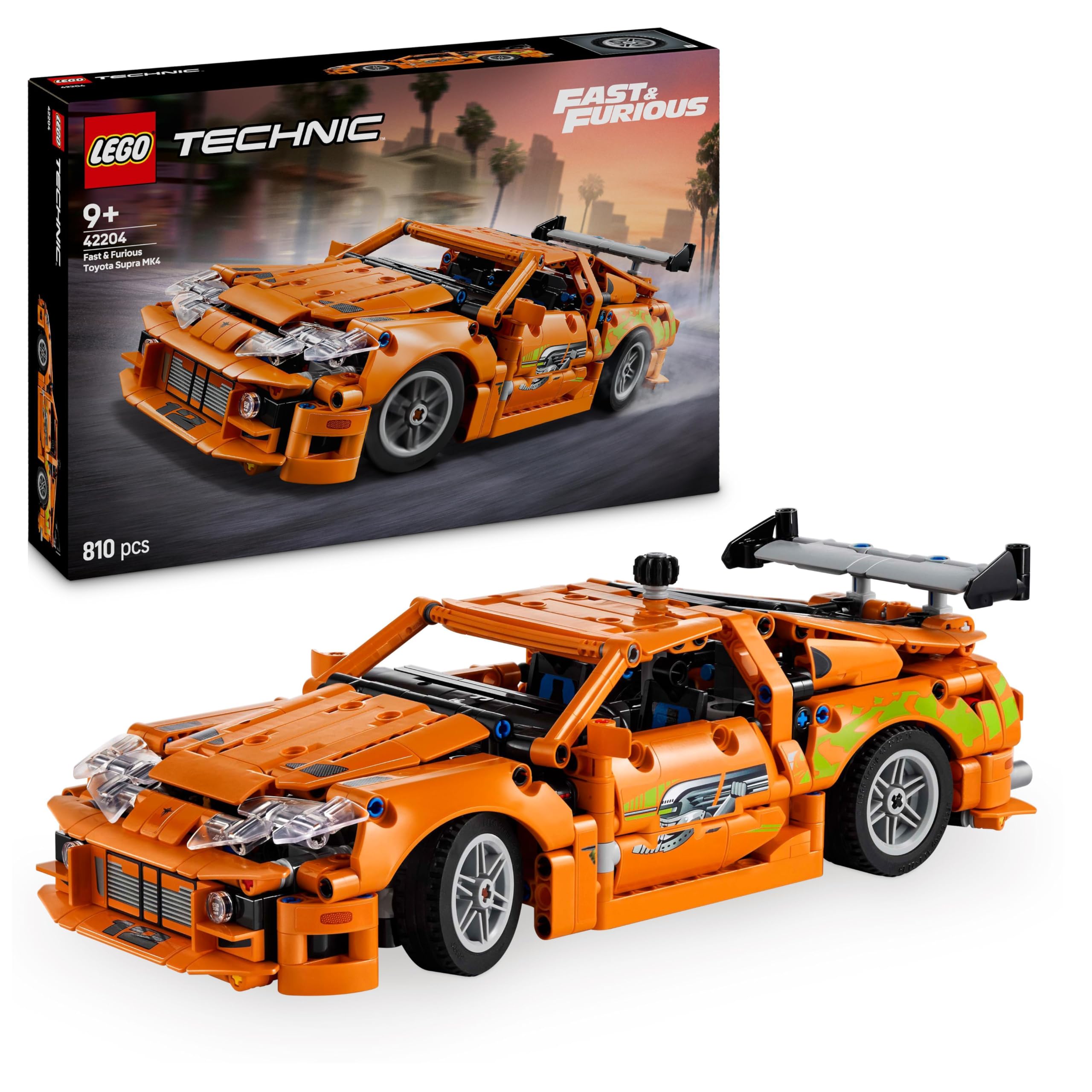 Lego Technic: Fast And Furious Toyota Supra Mk4 (42204)