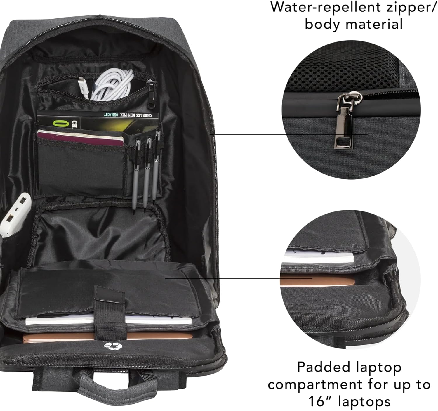 Dbramante1928 - 16`` Christiansborg Recycled Backpack