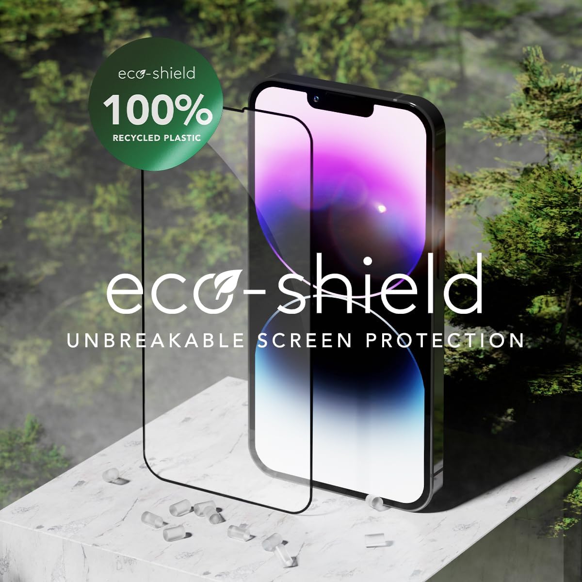 dbramante1928 - eco-Shield - iPhone 13/13Pro/14, Black Edge