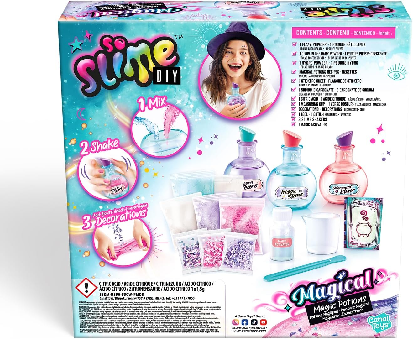 C Toys So Slime Magical Slime - My Potion Set - Creative Leisure for Kids - SSC 372
