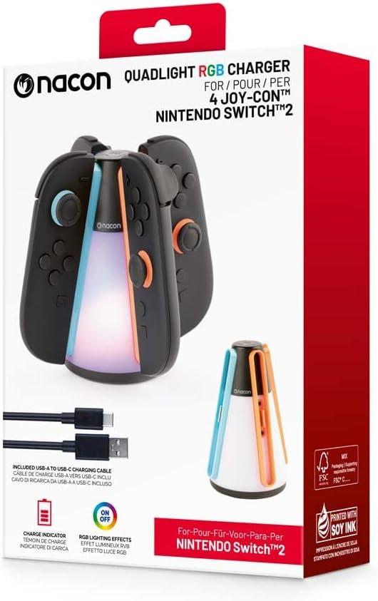 Nacon - Quad Charger Switch 2 Joy-Con