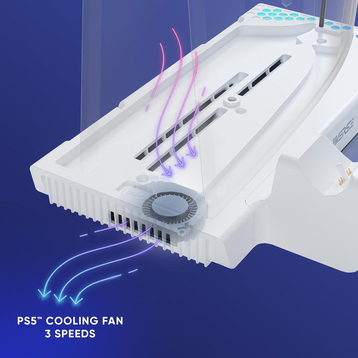 Oniverse Nexus 5 Multifunctionele Standaard (PS5/ PS5 Slim) Wit