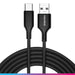 Oniverse Usb-A To Usb-C Charge Cable, 3 M - Black