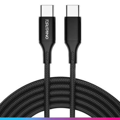Oniverse Usb-C To Usb-C Charging Cable, 3 M - Black