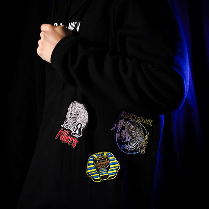 Grupo Erik Iron On Patches for Clothing - Iron Maiden Merchandise | 3 Sew On Patches for Clothing & for Backpacks, Backpack Accessories | Iron Maiden Gifts Under 15 Pounds
