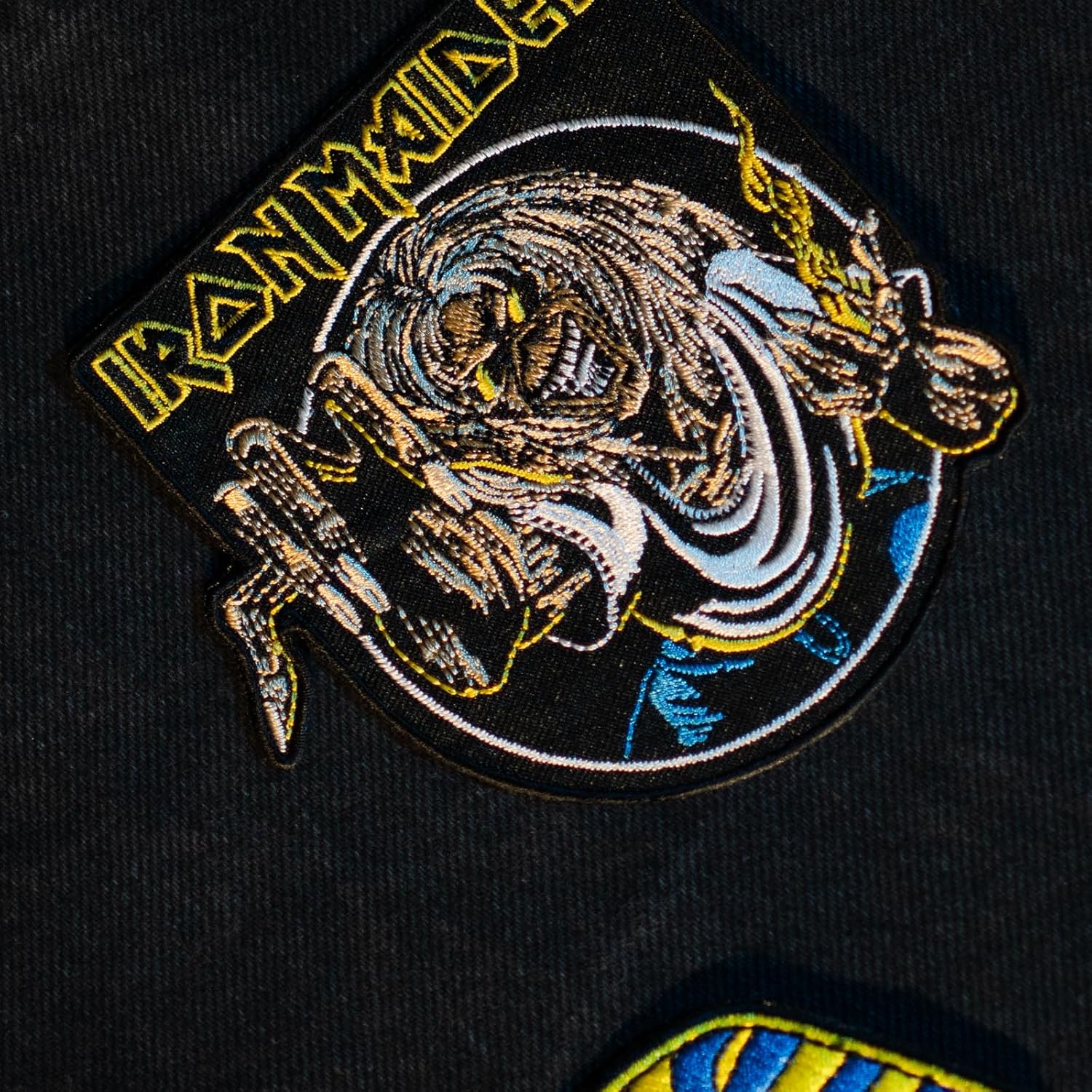 Grupo Erik Iron On Patches for Clothing - Iron Maiden Merchandise | 3 Sew On Patches for Clothing & for Backpacks, Backpack Accessories | Iron Maiden Gifts Under 15 Pounds