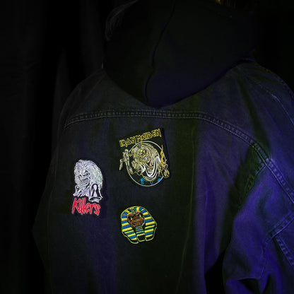 Grupo Erik Iron On Patches for Clothing - Iron Maiden Merchandise | 3 Sew On Patches for Clothing & for Backpacks, Backpack Accessories | Iron Maiden Gifts Under 15 Pounds