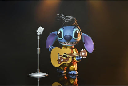 Ultimate Gold Suit Elvis Stitch Scale Action Figure 2" Lilo & Stitch Disney