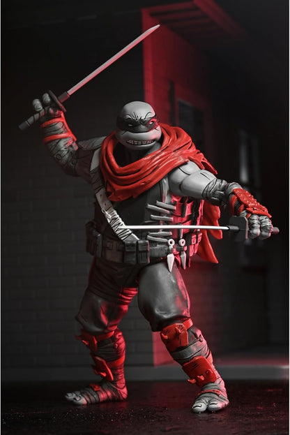 NECA TMNT, The Last Ronin, Lost Years Nightwatcher Leonardo Action Figure with Accessories