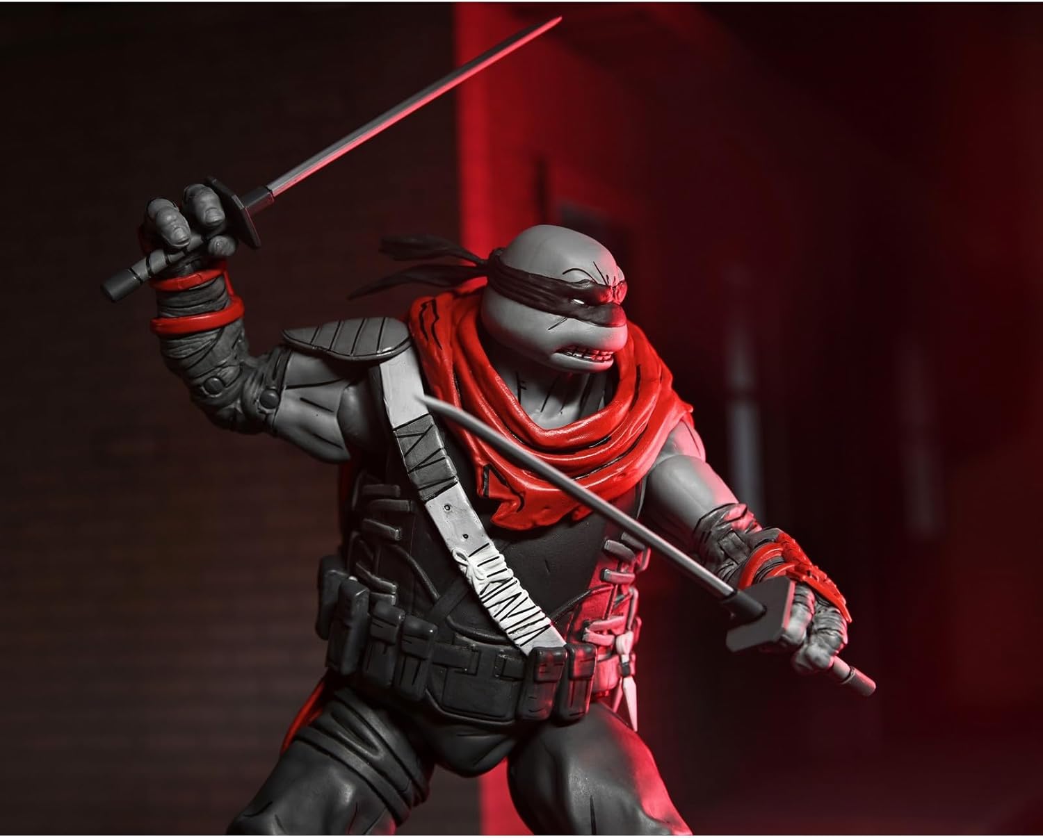 NECA TMNT, The Last Ronin, Lost Years Nightwatcher Leonardo Action Figure with Accessories