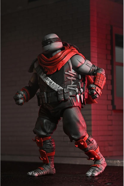 NECA TMNT, The Last Ronin, Lost Years Nightwatcher Leonardo Action Figure with Accessories