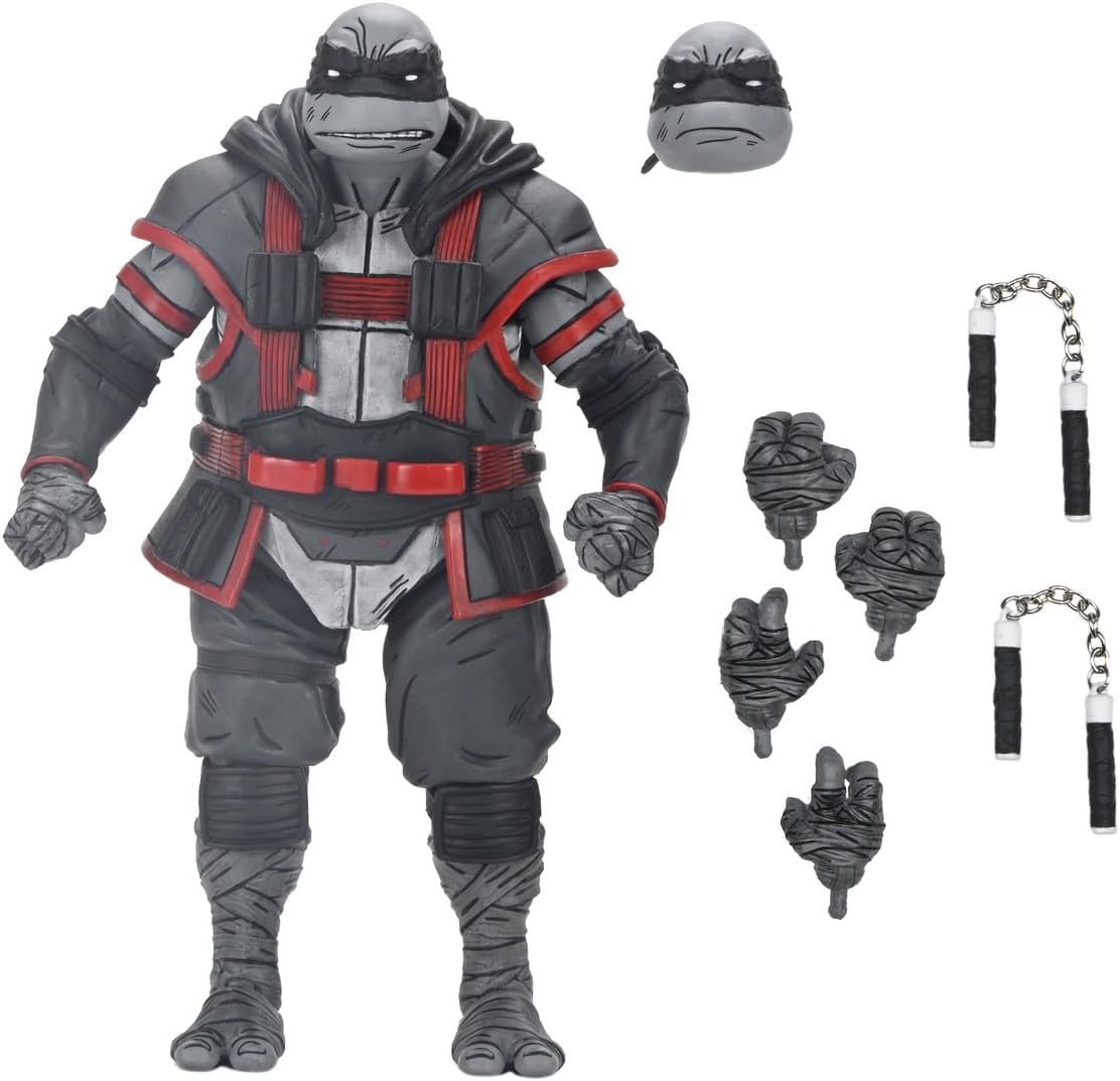 NECA Teenage Mutant Ninja Turtles, TMNT, The Last Ronin, Lost Years Nightwatcher Michelangelo, Action Figure