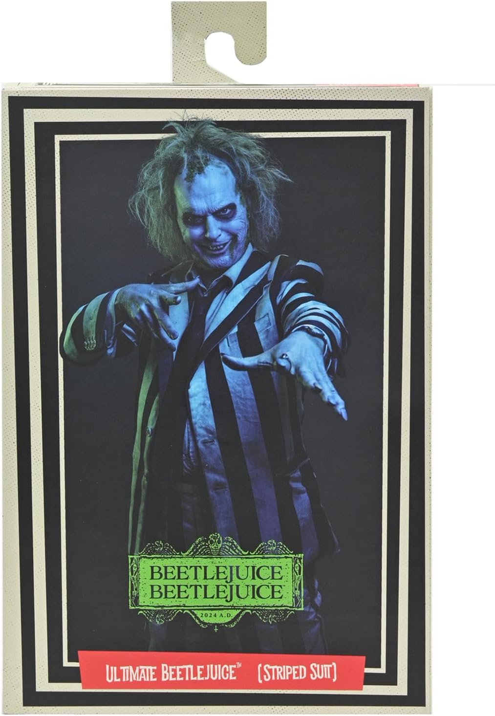 Neca : BEETLEJUICE STRIPED SUIT - BEETLEJUICE ULTIMATE 7 INCH Action Figure