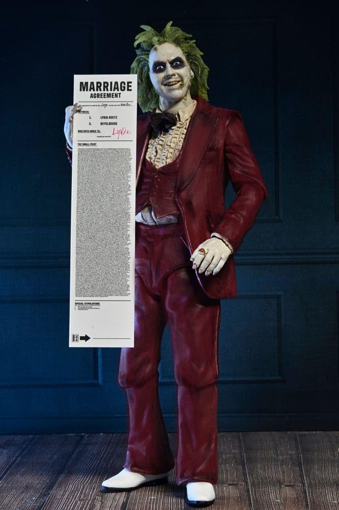 NECA Ultimate Beetlejuice Wedding Tuxedo Scale Action Figure 18 cm Beetlejuice Beetlejuice
