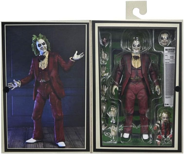 NECA Ultimate Beetlejuice Wedding Tuxedo Scale Action Figure 18 cm Beetlejuice Beetlejuice