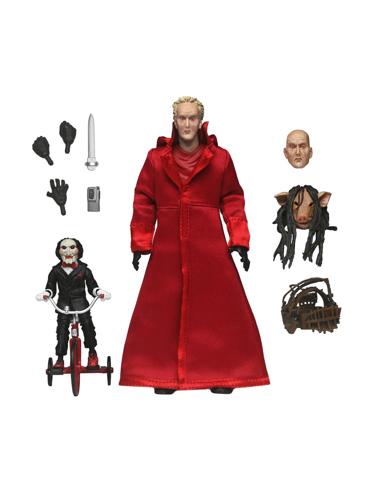 NECA Jigsaw Action Figure Red Tunic 18Cm