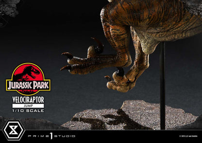 Jurassic Park Velociraptor Jump Collectible Figure