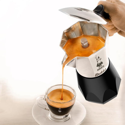 Bialetti Brikka Moka pot 0.1 L Black, Stainless steel