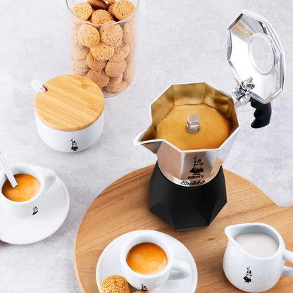 Bialetti Brikka Moka pot 0.1 L Black, Stainless steel