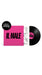 Il Male - busta bauletto rosa - vinile nero