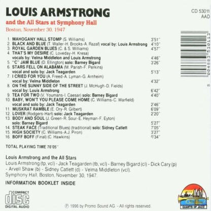 Louis Armstrong - 1947 At Symphony Hall