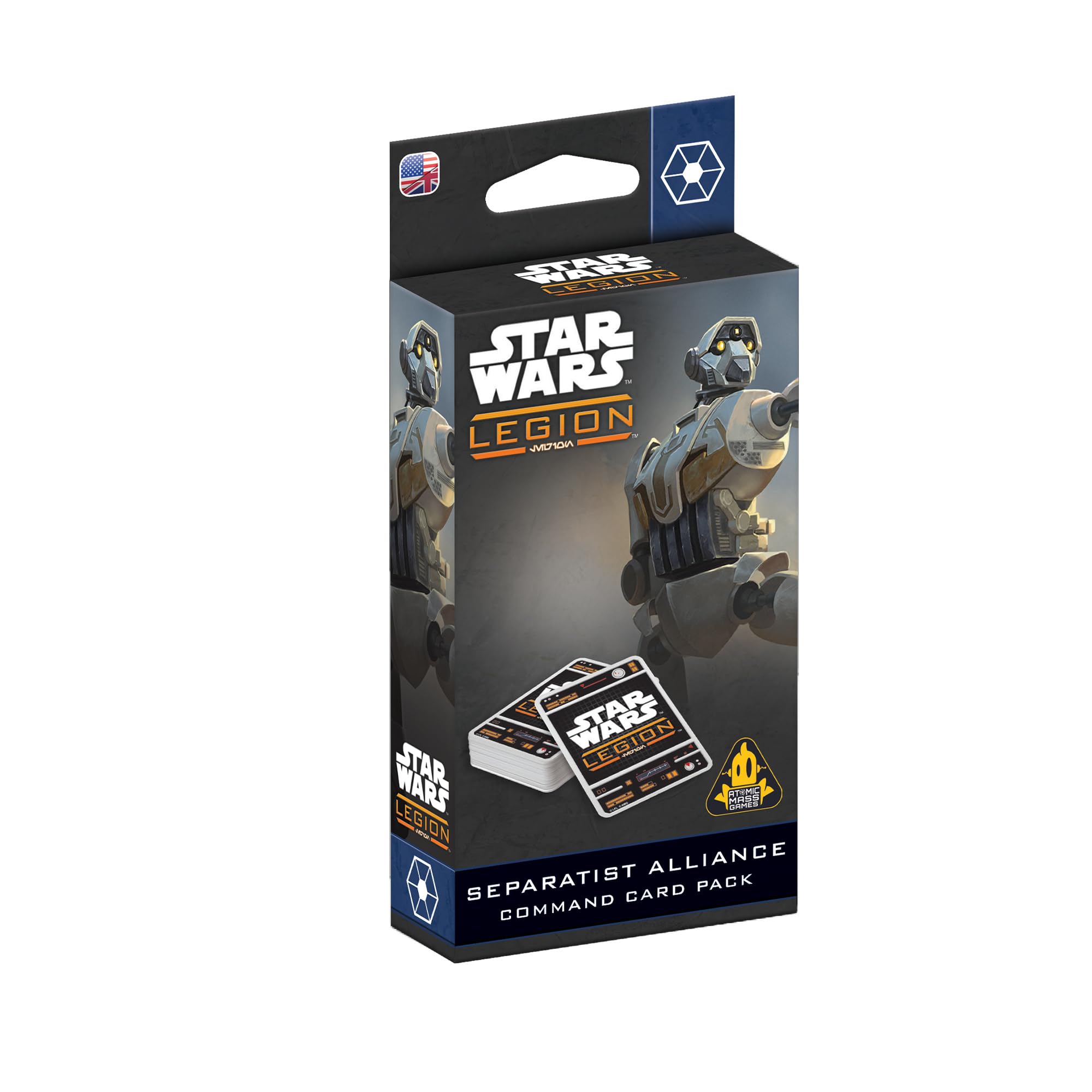 Asmodee | Star Wars: Legion - Separatist Alliance Command Card Pack | Board Game | Ages 14+ | 2 Players | 90+ Minutes Playing Time