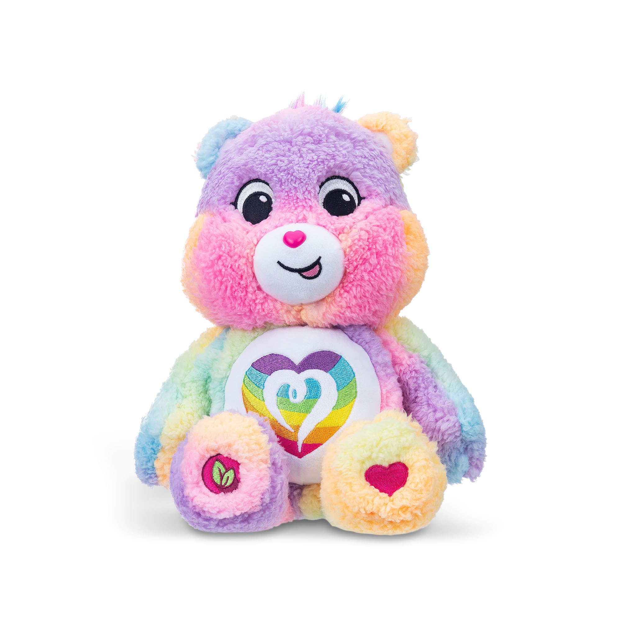 Basic Fun Care Bears 35cm Medium Plush – Togetherness Bear Cosy Collection – Super Soft Eco-Friendly Toy with Belly Badge – Huggable Collectible for Kids & Fans, 14"