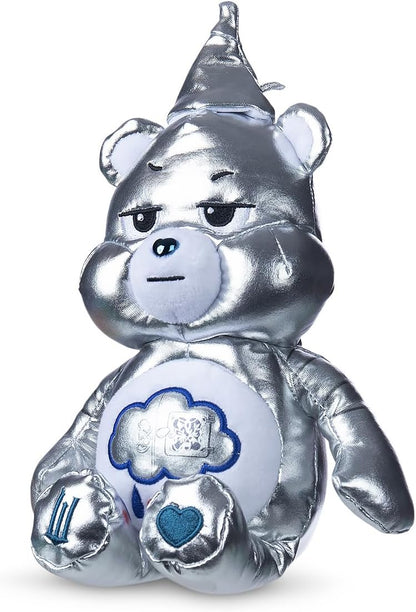 Basic Fun Care Bears x Wicked 22cm Plush – Grumpy Bear as the Wicked Tin Man – Collectible Soft Toy from the Care Bears x Wicked Collaboration