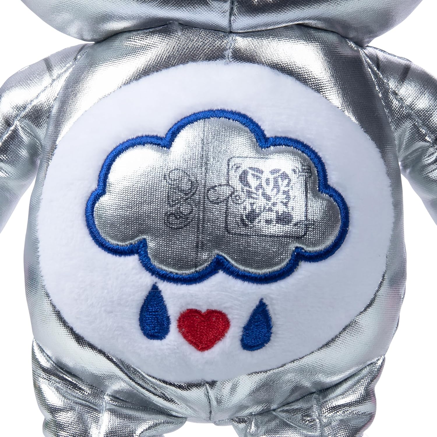 Basic Fun Care Bears x Wicked 22cm Plush – Grumpy Bear as the Wicked Tin Man – Collectible Soft Toy from the Care Bears x Wicked Collaboration