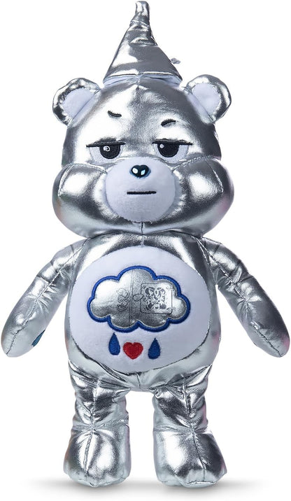 Basic Fun Care Bears x Wicked 22cm Plush – Grumpy Bear as the Wicked Tin Man – Collectible Soft Toy from the Care Bears x Wicked Collaboration