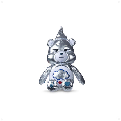Basic Fun Care Bears x Wicked 22cm Plush – Grumpy Bear as the Wicked Tin Man – Collectible Soft Toy from the Care Bears x Wicked Collaboration