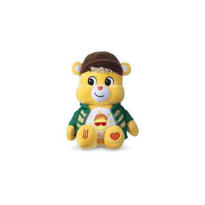 Basic Fun Care Bears x Wicked 22cm Plush – Funshine Bear as the Scarecrow – Collectible Soft Toy from the Care Bears x Wicked Collaboration