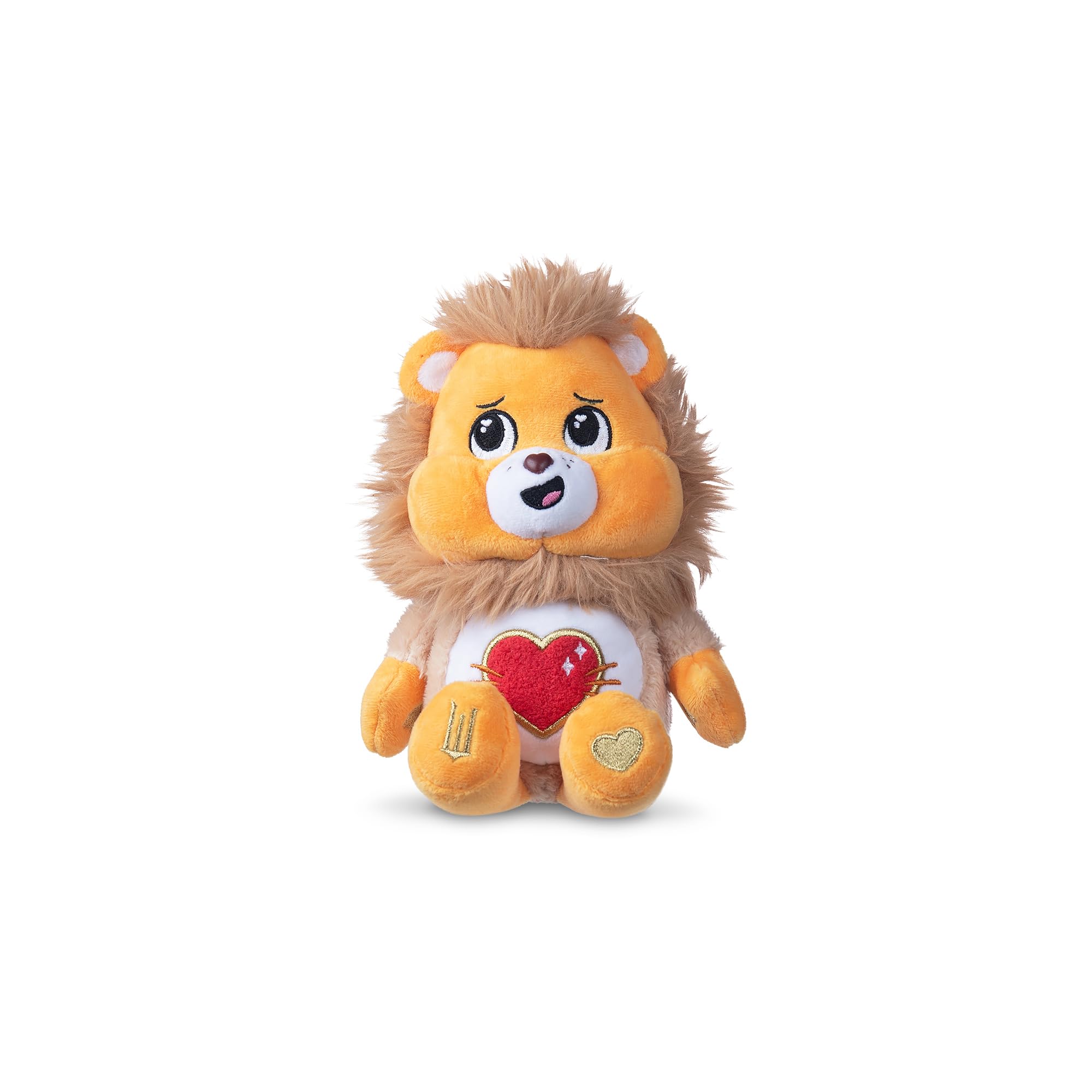 Basic Fun Care Bears x Wicked 22cm Plush – Tenderheart Bear as the Wicked Lion – Collectible Soft Toy from the Care Bears x Wicked Collaboration