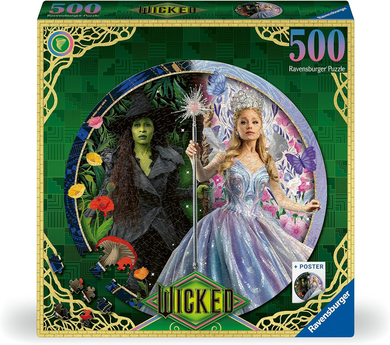 Ravensburger Wicked 2 Circular 500 piece Jigsaw Puzzle for Adults and Kids Age 10 Years Up
